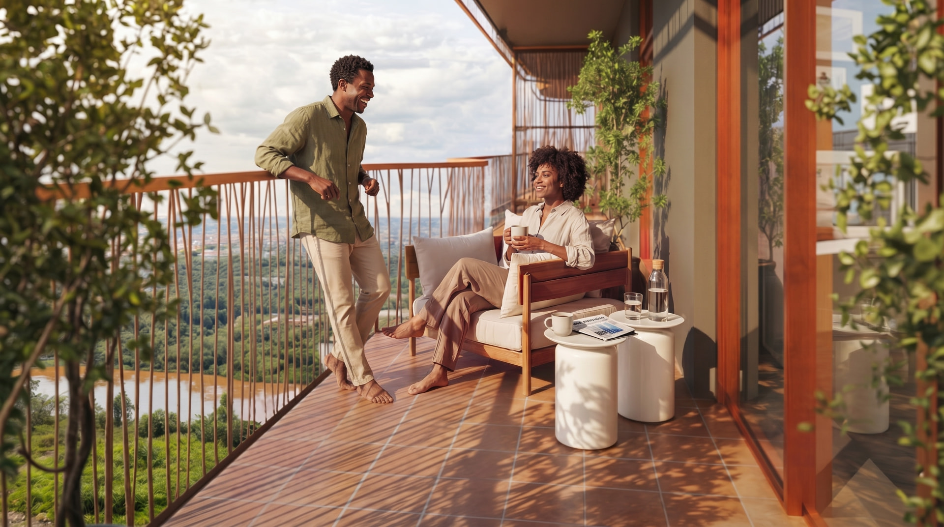 Penthouse residence at Jabali Towers
