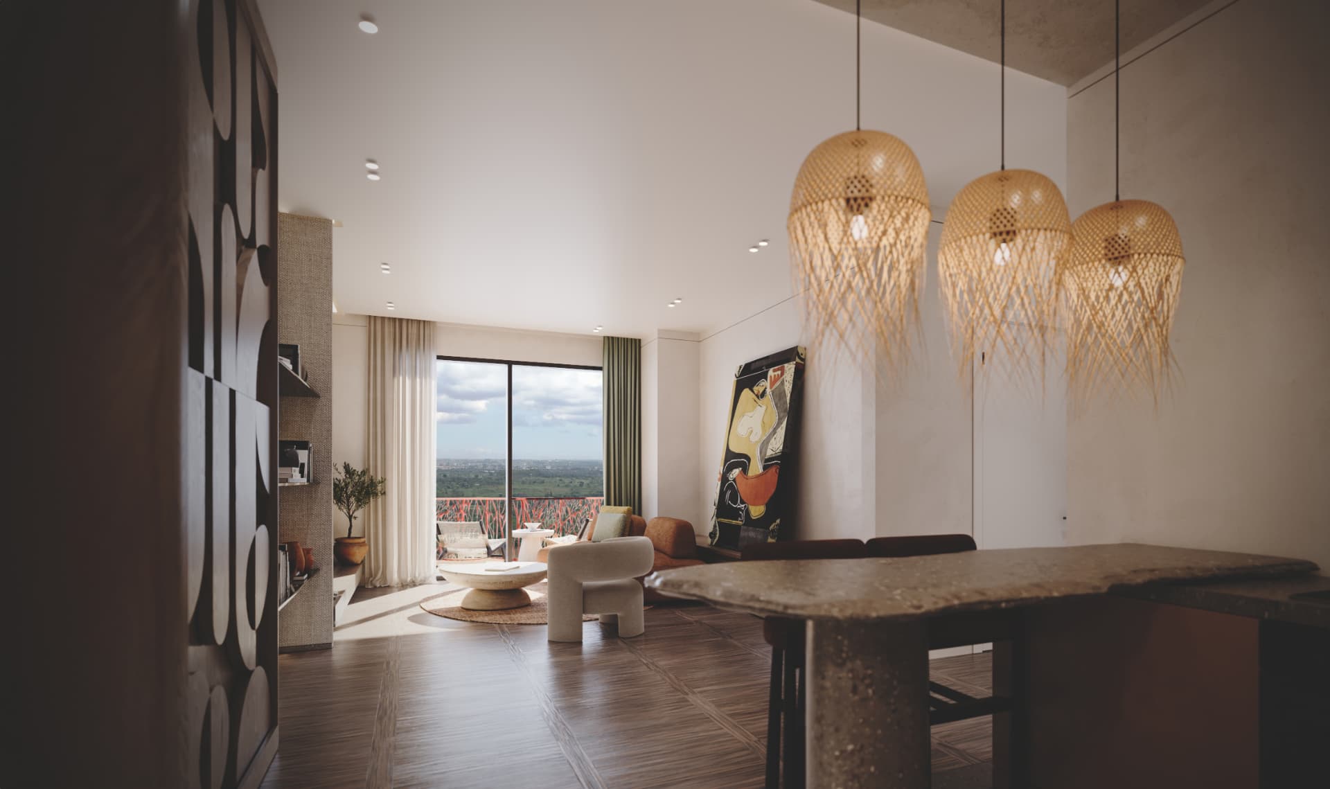 One Bedroom residence at Jabali Towers